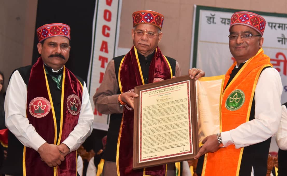 SJVN's Nand Lal Sharma Receives Honorary Doctorate for Exemplary Leadership